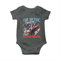 Funny The Metric System Can't Measure Freedom 4th Of July Baby Onesie - Wonder Print Shop