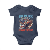Funny The Metric System Can't Measure Freedom 4th Of July Baby Onesie - Wonder Print Shop