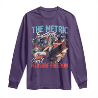 Funny The Metric System Can't Measure Freedom 4th Of July Long Sleeve Shirt - Wonder Print Shop