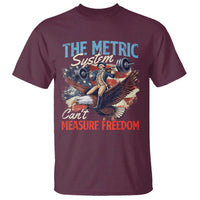 Funny The Metric System Can't Measure Freedom 4th Of July T Shirt - Wonder Print Shop