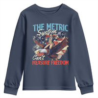 Funny The Metric System Can't Measure Freedom 4th Of July Youth Sweatshirt - Wonder Print Shop
