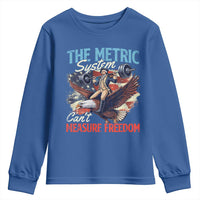 Funny The Metric System Can't Measure Freedom 4th Of July Youth Sweatshirt - Wonder Print Shop