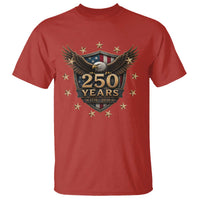 250th Anniversary USA Bald Eagle T Shirt 250 Years 4th of July 1776 2026
