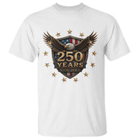 250th Anniversary USA Bald Eagle T Shirt 250 Years 4th of July 1776 2026