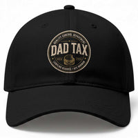 Dad Tax Quality Control Department Baseball Cap Funny Father Snack Checker