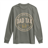Dad Tax Quality Control Department Long Sleeve Shirt Funny Father Snack Checker