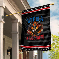 WTF Is A Kilogram Patriotic Garden Flag Funny George Washington 4th of July Gym Workout