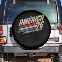 250th Anniversary USA America 76 Spare Tire Cover 250 Years Of Freedom 1776 2026 Retro