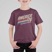 250th Anniversary USA America 76 T Shirt For Kid 250 Years Of Freedom 1776 2026 Retro