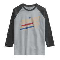 250th Anniversary USA America 76 Raglan Shirt 250 Years Of Freedom 1776 2026 Retro