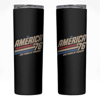 250th Anniversary USA America 76 Skinny Tumbler 250 Years Of Freedom 1776 2026 Retro