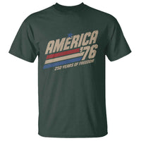 250th Anniversary USA America 76 T Shirt 250 Years Of Freedom 1776 2026 Retro