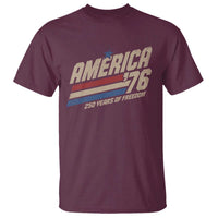 250th Anniversary USA America 76 T Shirt 250 Years Of Freedom 1776 2026 Retro
