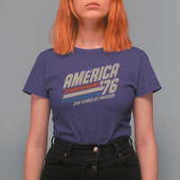 250th Anniversary USA America 76 T Shirt For Women 250 Years Of Freedom 1776 2026 Retro