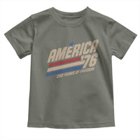 250th Anniversary USA America 76 Toddler T Shirt 250 Years Of Freedom 1776 2026 Retro