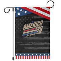 250th Anniversary USA America 76 Patriotic Garden Flag 250 Years Of Freedom 1776 2026 Retro