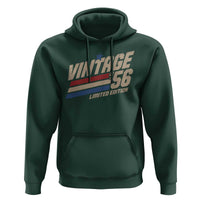 70th Birthday Hoodie Vintage 1956 70 Years Old Birthday USA Stripes