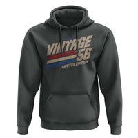 70th Birthday Hoodie Vintage 1956 70 Years Old Birthday USA Stripes