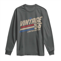 70th Birthday Long Sleeve Shirt Vintage 1956 70 Years Old Birthday USA Stripes