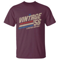 70th Birthday T Shirt Vintage 1956 70 Years Old Birthday USA Stripes