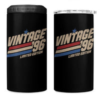 30th Birthday 4 in 1 Can Cooler Tumbler Vintage 1996 30 Years Old Birthday USA Stripes