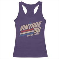 30th Birthday Racerback Tank Top Vintage 1996 30 Years Old Birthday USA Stripes