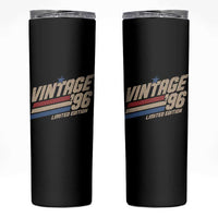 30th Birthday Skinny Tumbler Vintage 1996 30 Years Old Birthday USA Stripes