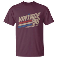 30th Birthday T Shirt Vintage 1996 30 Years Old Birthday USA Stripes