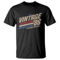40th Birthday T Shirt Vintage 1986 40 Years Old Birthday USA Stripes
