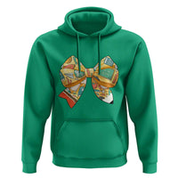 Funny Back To School Hoodie Cute Coquettes School Supplies Bow First Day - Wonder Print Shop