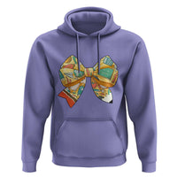 Funny Back To School Hoodie Cute Coquettes School Supplies Bow First Day - Wonder Print Shop