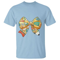 Funny Back To School T Shirt Cute Coquettes School Supplies Bow First Day - Wonder Print Shop