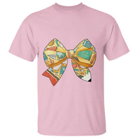 Funny Back To School T Shirt Cute Coquettes School Supplies Bow First Day - Wonder Print Shop