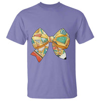 Funny Back To School T Shirt Cute Coquettes School Supplies Bow First Day - Wonder Print Shop