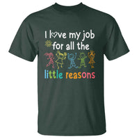 Teacher T Shirt I Love My Job For All The Little Reasons Students - Wonder Print Shop