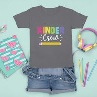 Kinder Crew T Shirt For Kid Kindergarten Back To School - Wonder Print Shop