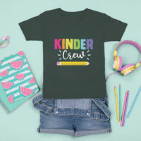 Kinder Crew T Shirt For Kid Kindergarten Back To School - Wonder Print Shop