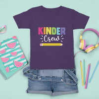 Kinder Crew T Shirt For Kid Kindergarten Back To School - Wonder Print Shop