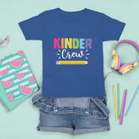 Kinder Crew T Shirt For Kid Kindergarten Back To School - Wonder Print Shop
