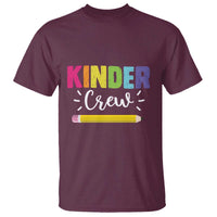 Kinder Crew T Shirt Kindergarten Back To School - Wonder Print Shop