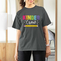 Kinder Crew T Shirt For Women Kindergarten Back To School - Wonder Print Shop