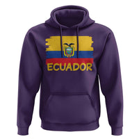 Ecuadorian Heritage Brushstroke Ecuador Flag Graphic Hoodie
