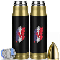 France Gallic Rooster Football Two Stars Brushstroke French Flag Graphic Bullet Tumbler