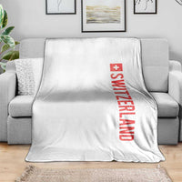 Switzerland Heritage Vintage Swiss Flag Schweiz Throw Blanket