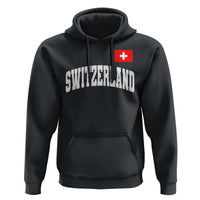 Switzerland Sports Throwback Design Hoodie Vintage Swiss Flag Soccer Jersey Style