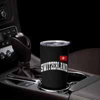 Switzerland Sports Throwback Design Tumbler Cup Vintage Swiss Flag Soccer Jersey Style