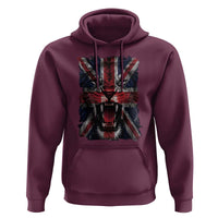 Union Jack Flag Lion Face UK British Great Britain Hoodie