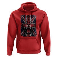 Union Jack Flag Lion Face UK British Great Britain Hoodie