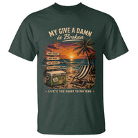 My Give A Damn is Broken Lifes Too Short to Pretend T Shirt Funny Old Man Quote
