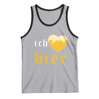 Funny Oktoberfest Tank Top Ich Liebe Bier Heart German Beer Foam - Wonder Print Shop